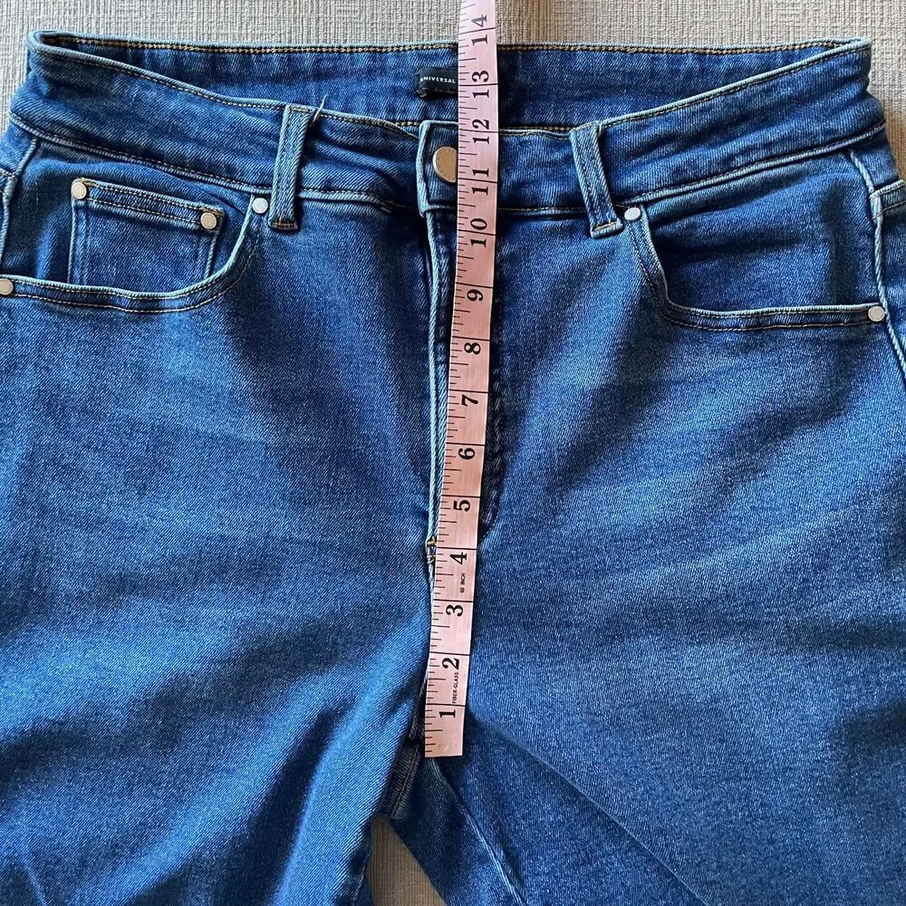 Universal Standard high waist straight jeans, size L - Picture 6 of 8